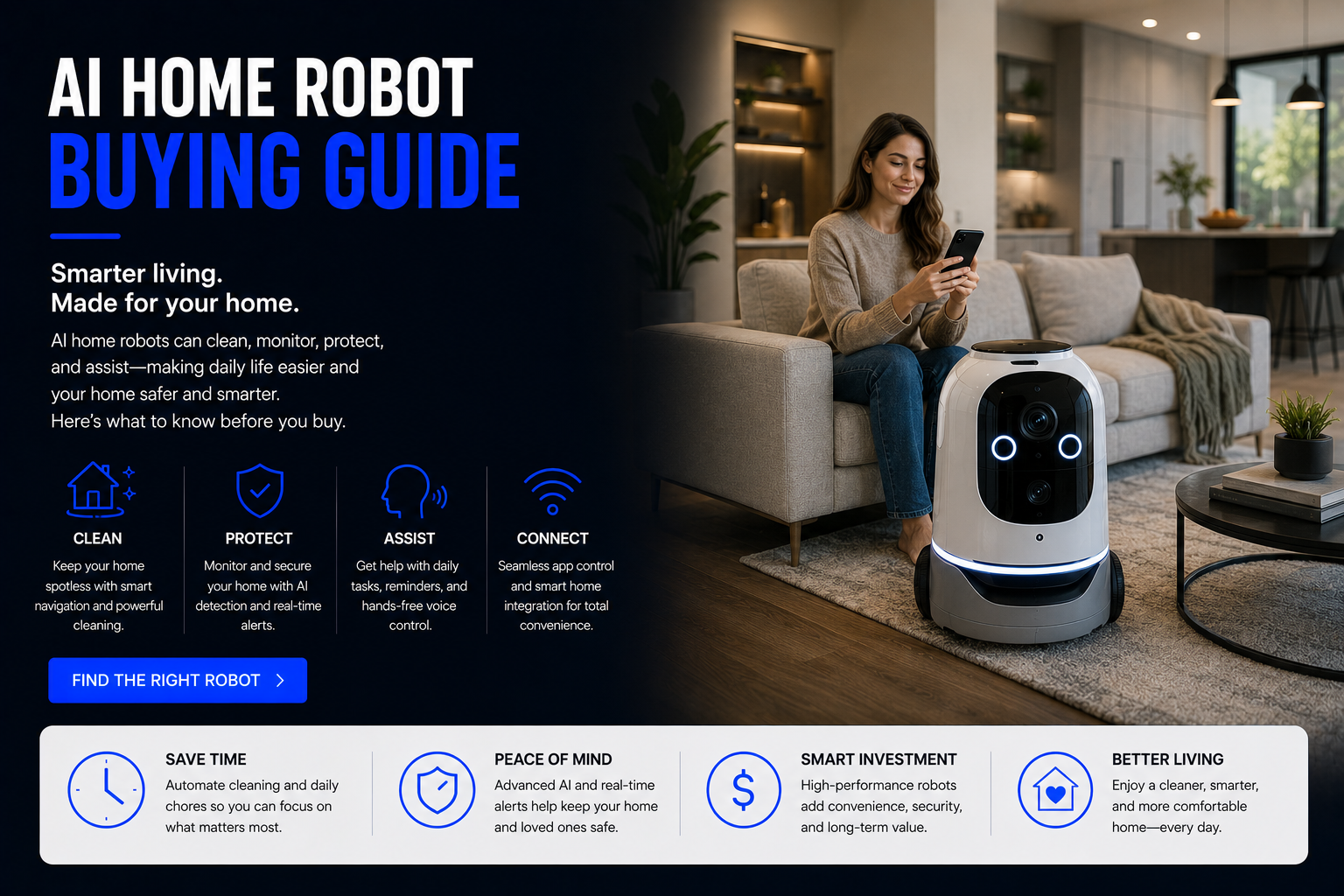 AI home robot buying guide how to choose the right AI robot