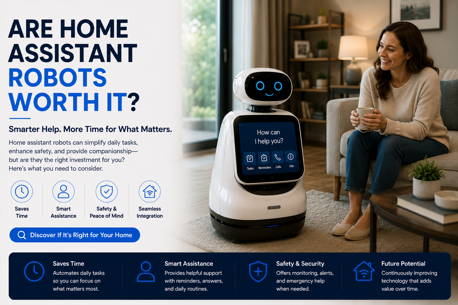 Are home assistant robots worth it for families seniors and smart homes