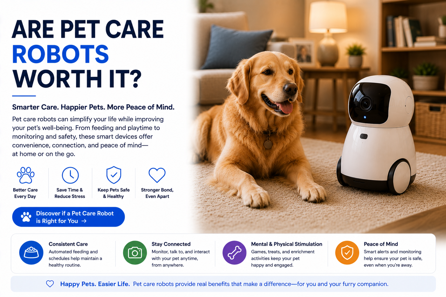 Are pet care robots worth it for smart pet homes