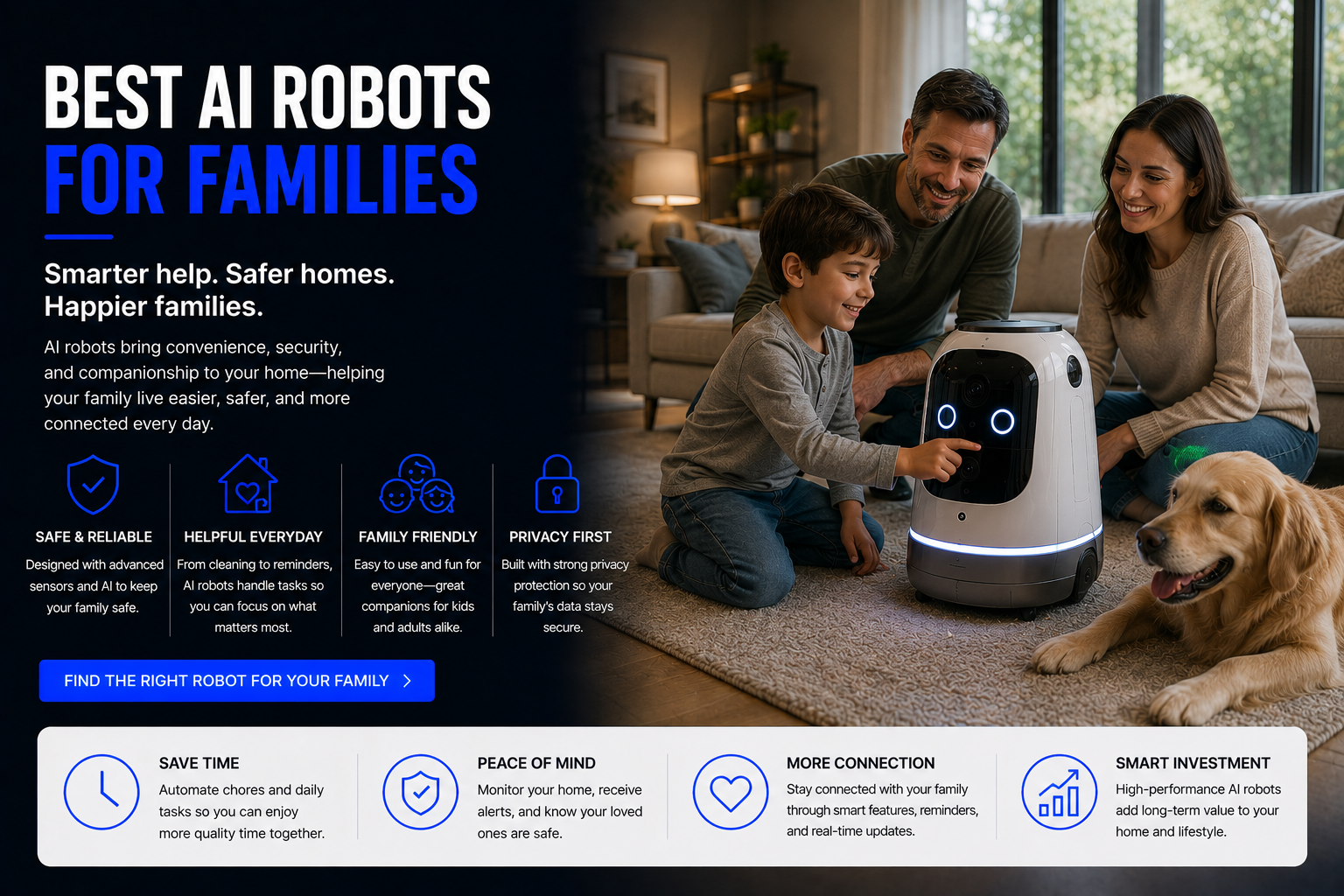 Best AI robots for families reviews and buying guide