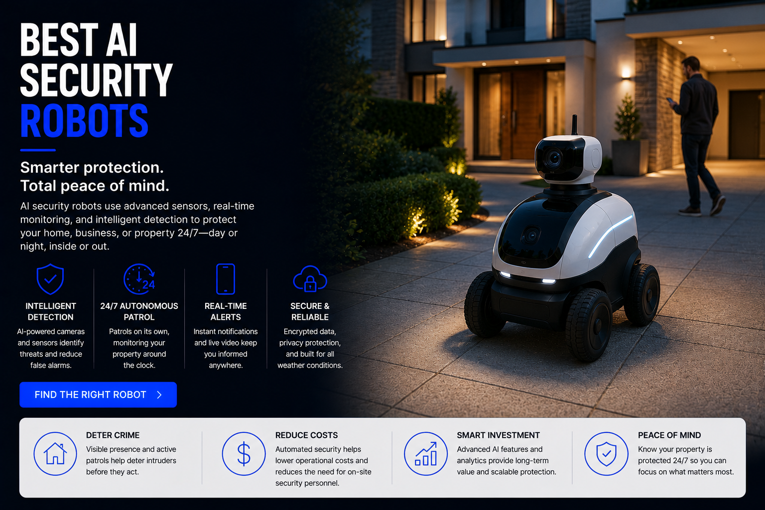 Best AI security robots reviews and buying guide