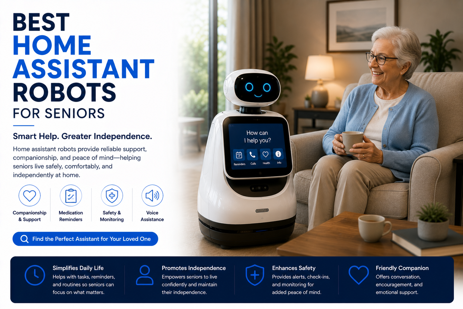 Best home assistant robots for seniors