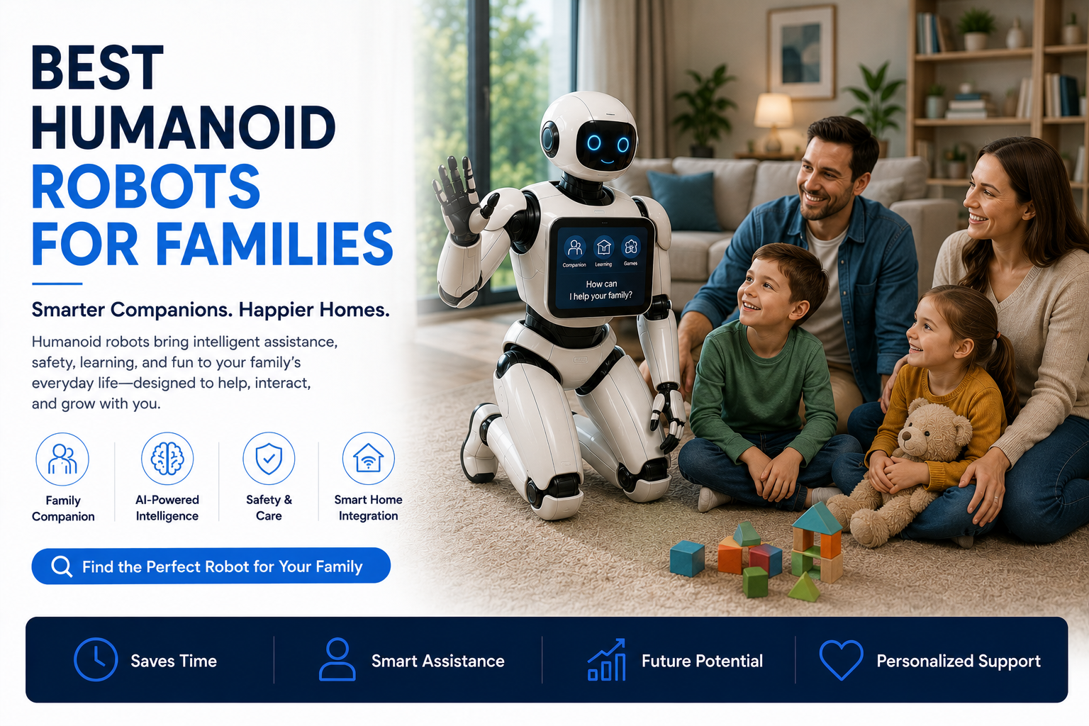 Best Humanoid Robots for Families