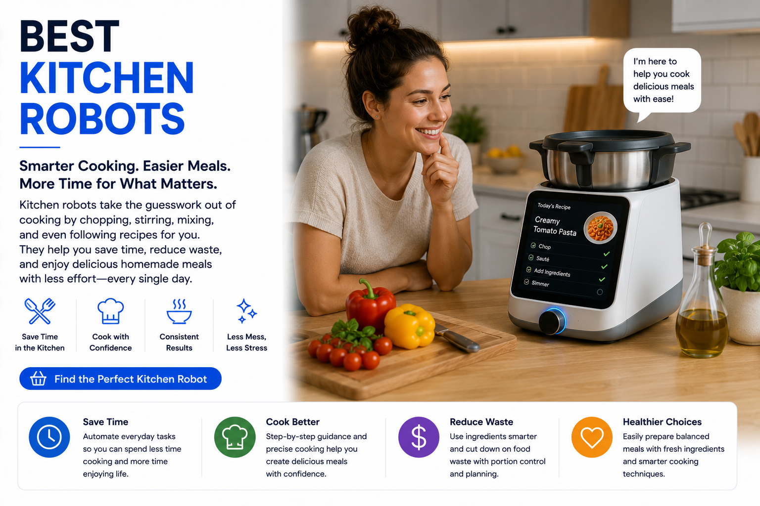 Best kitchen robots for cooking and meal prep