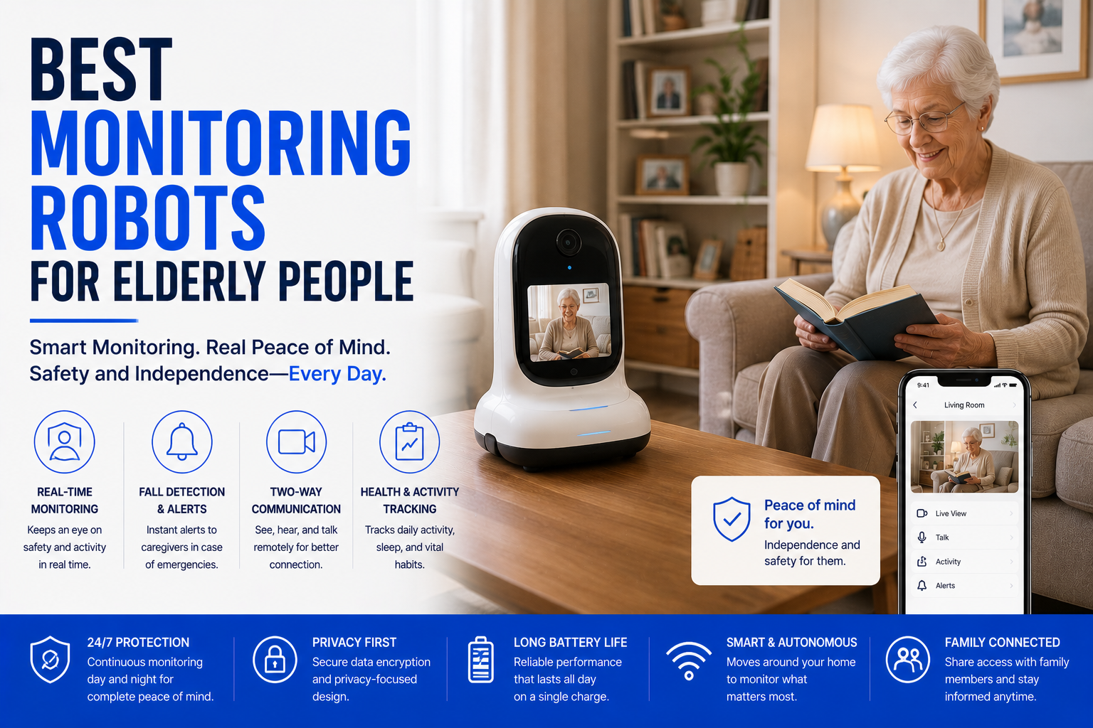 Best Monitoring Robots for Elderly People