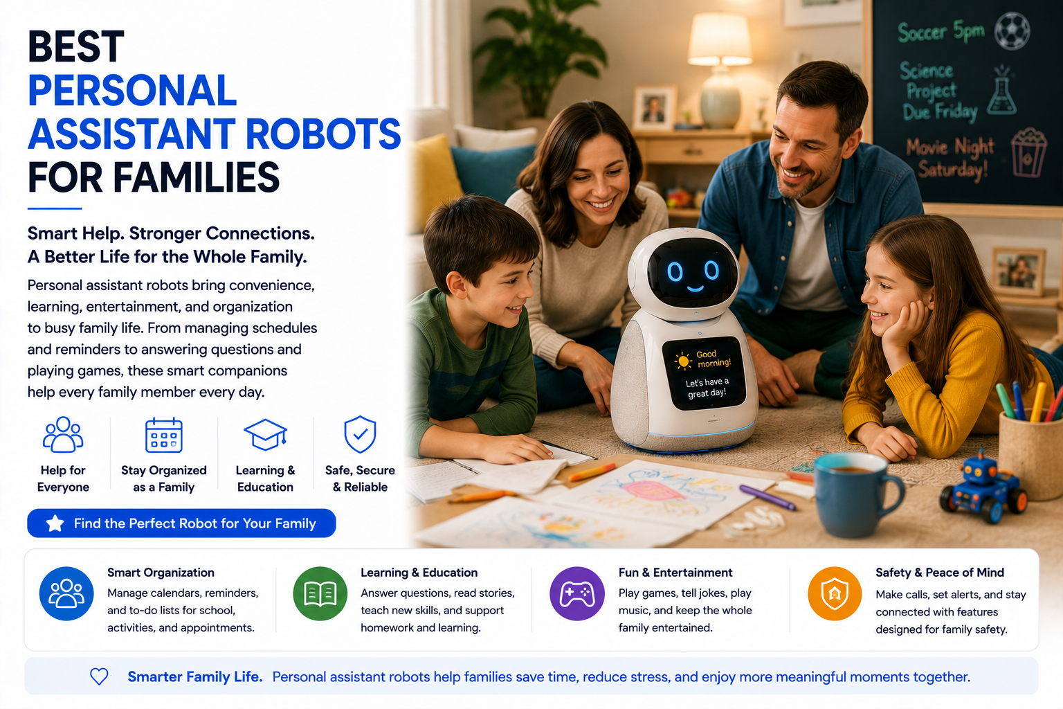 Best personal assistant robots for families