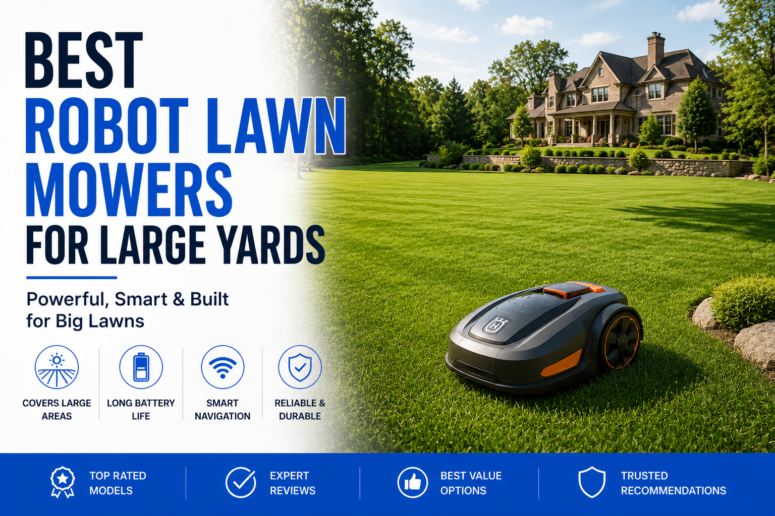 Best Robot Lawn Mowers for Large Yards