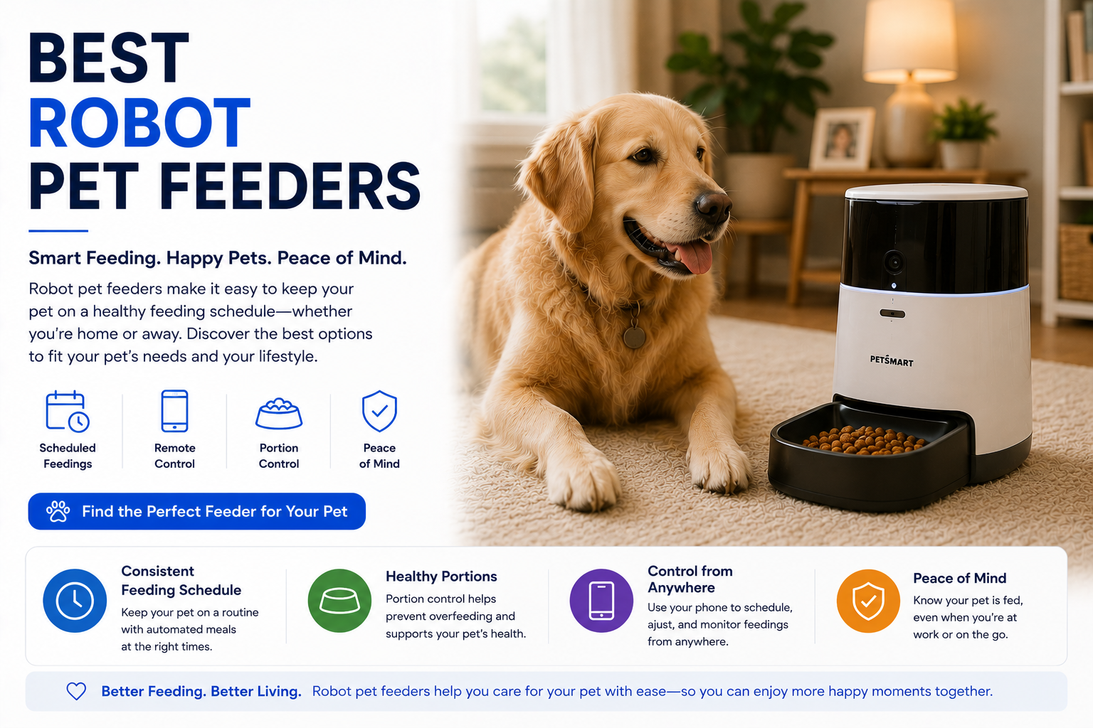 Best robot pet feeders for cats and dogs