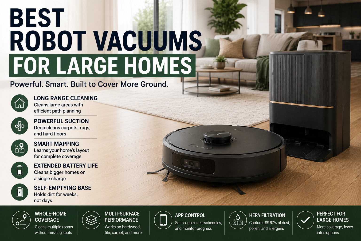 Best Robot Vacuums for Large Homes