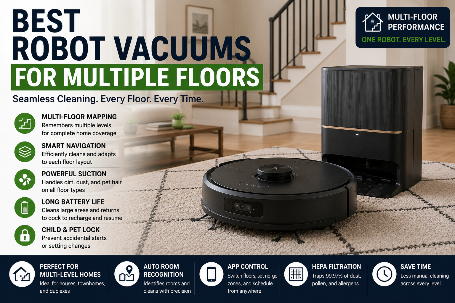 Best Robot Vacuums for Multiple Floors