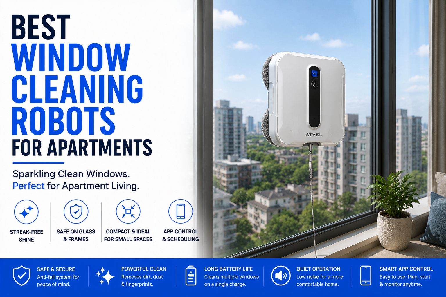 Best Window Cleaning Robots for Apartments