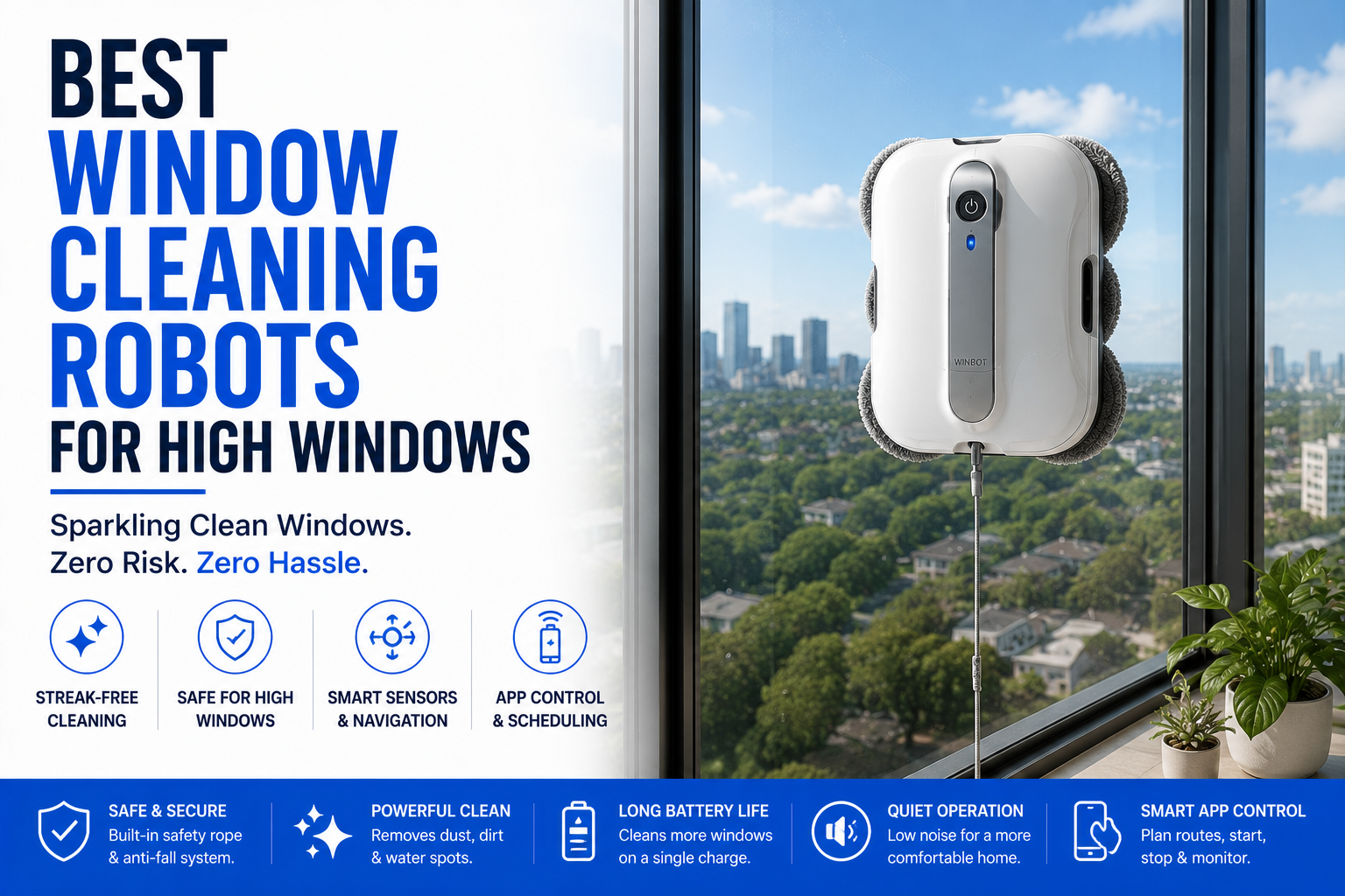Best Window Cleaning Robots for High Windows