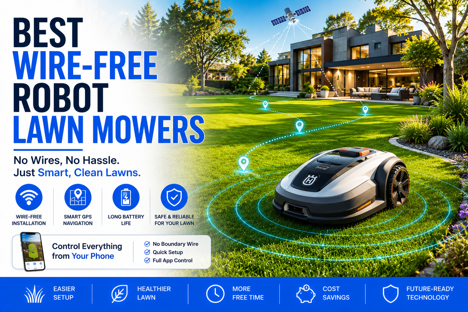 Best Wire-Free Robot Lawn Mowers