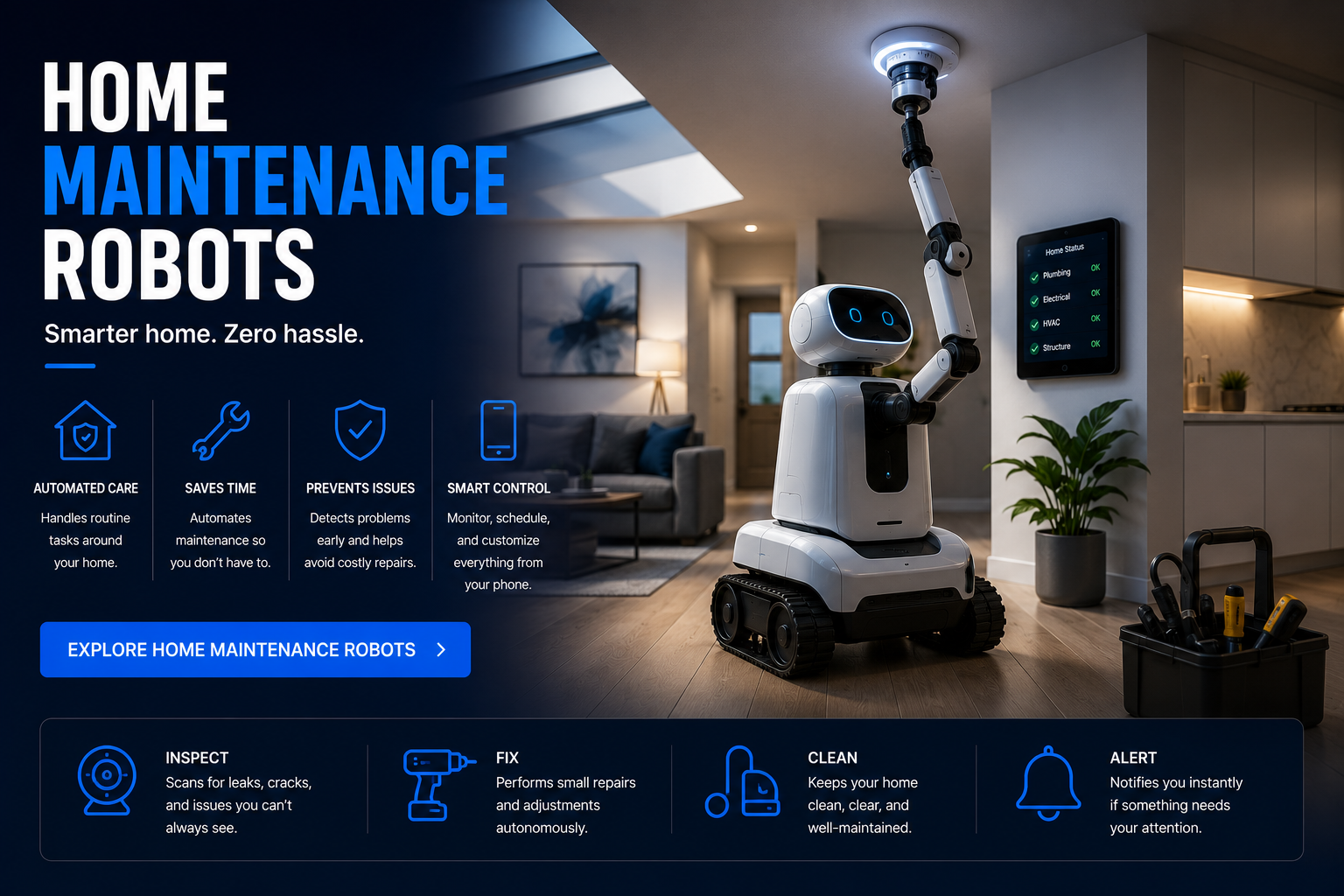 Home maintenance robots reviews and buying guide