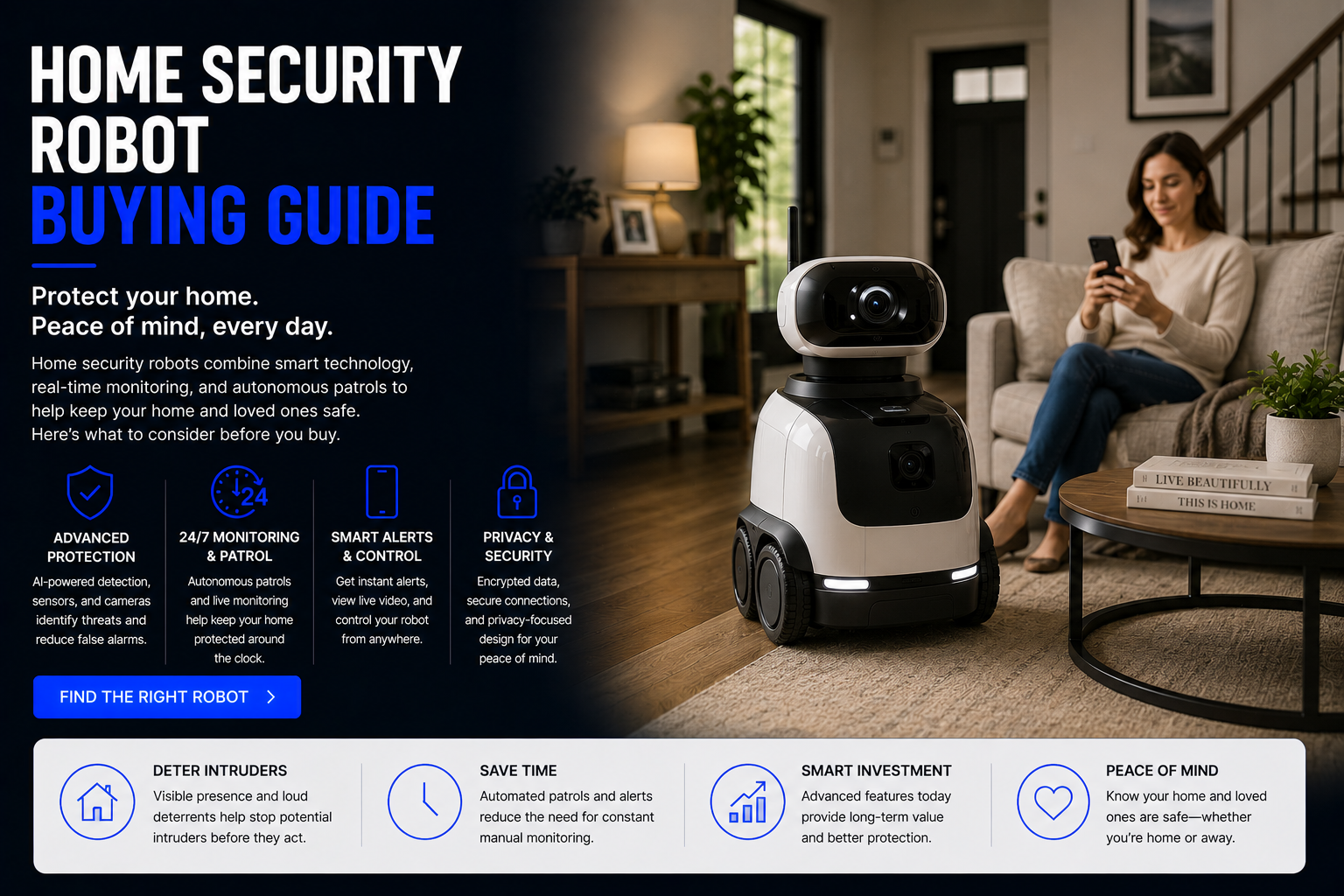 Home security robot buying guide how to choose the right security robot