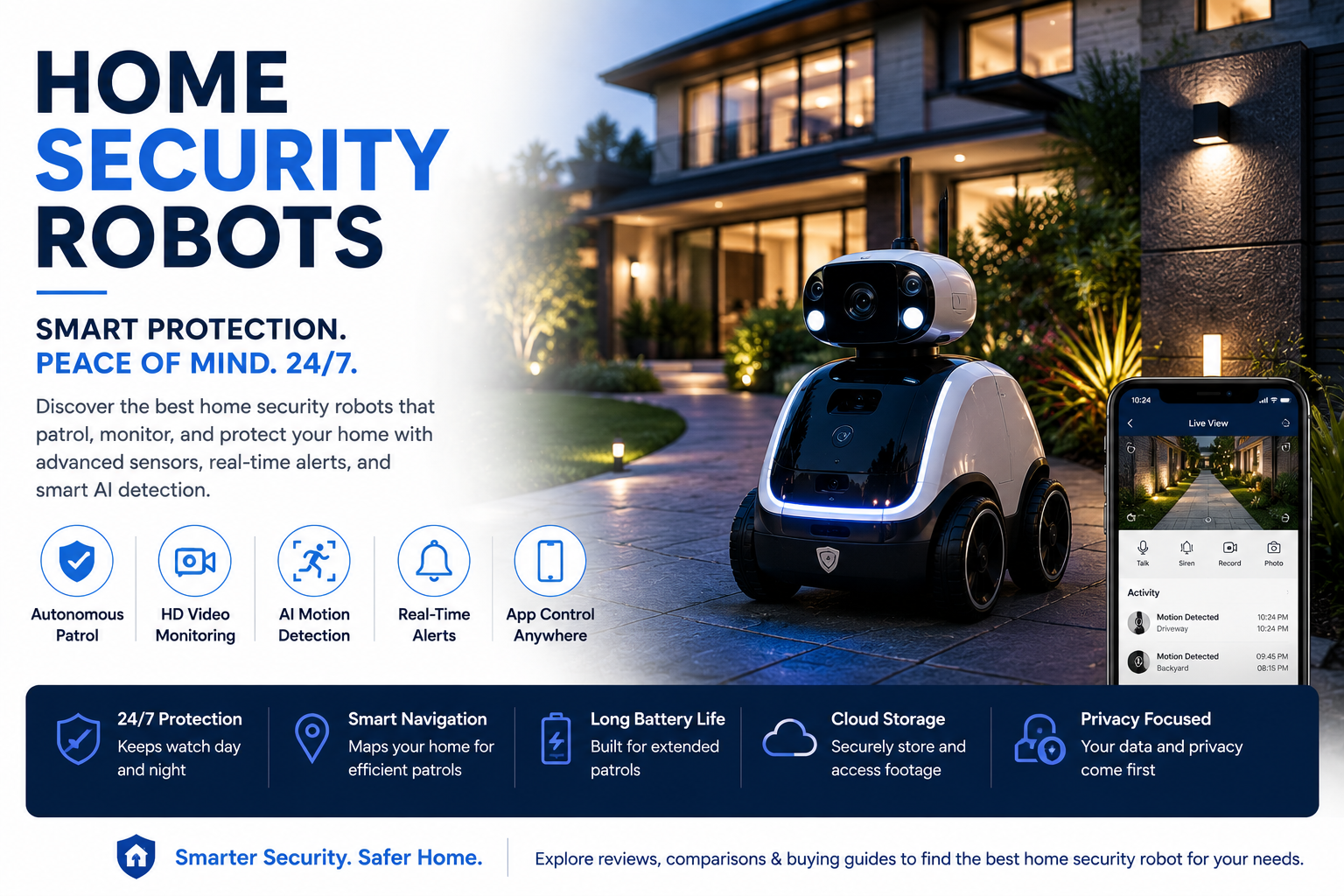 Home security robots reviews and buying guide