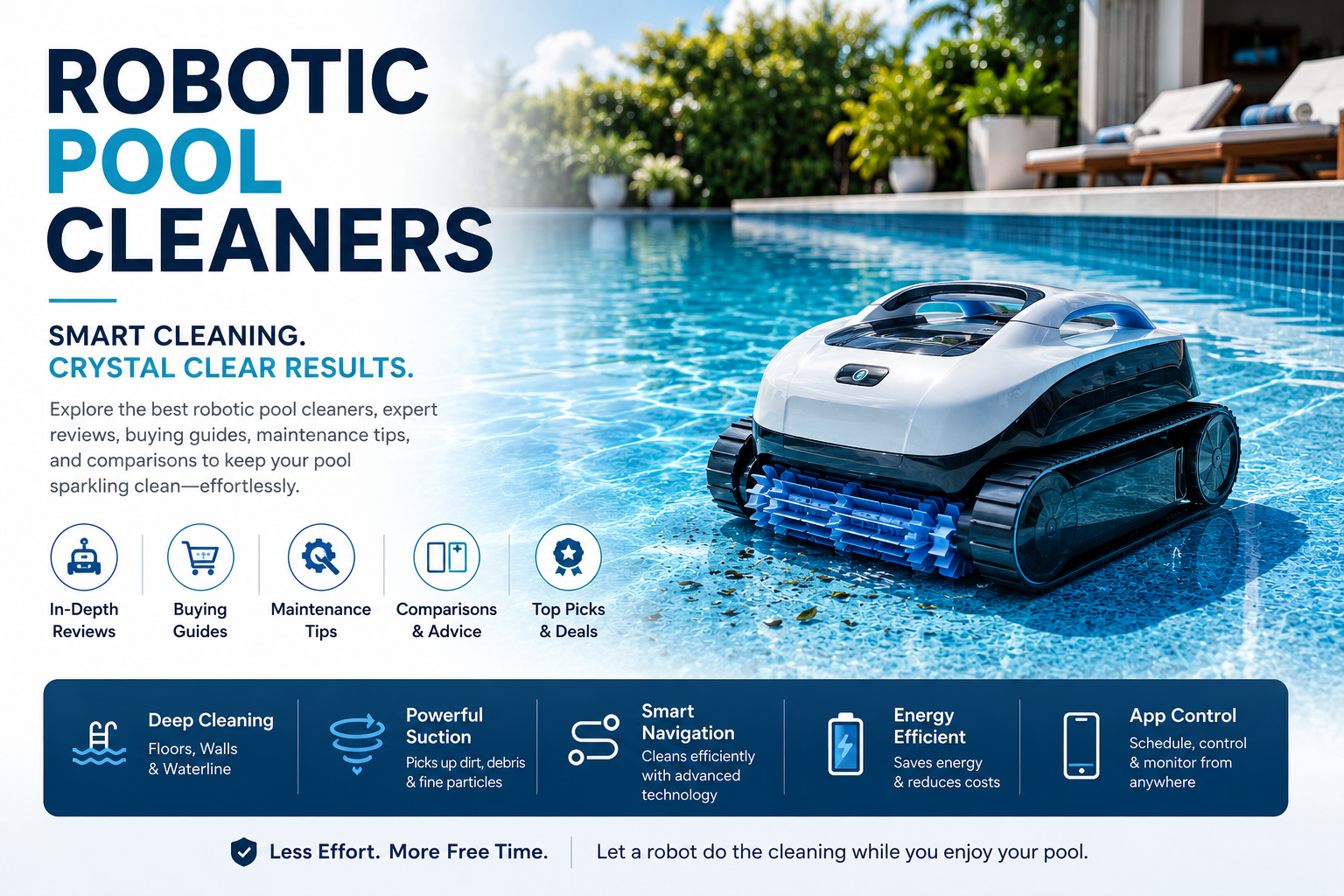 Robotic pool cleaners reviews and buying guide