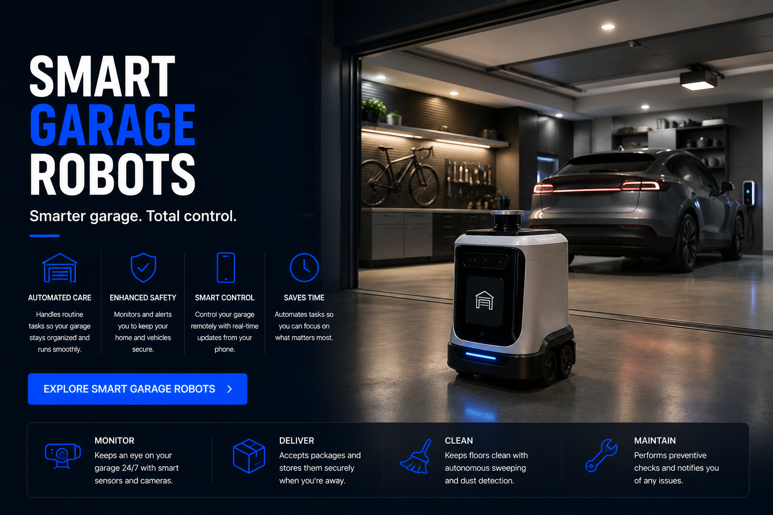 Smart garage robots reviews and buying guide