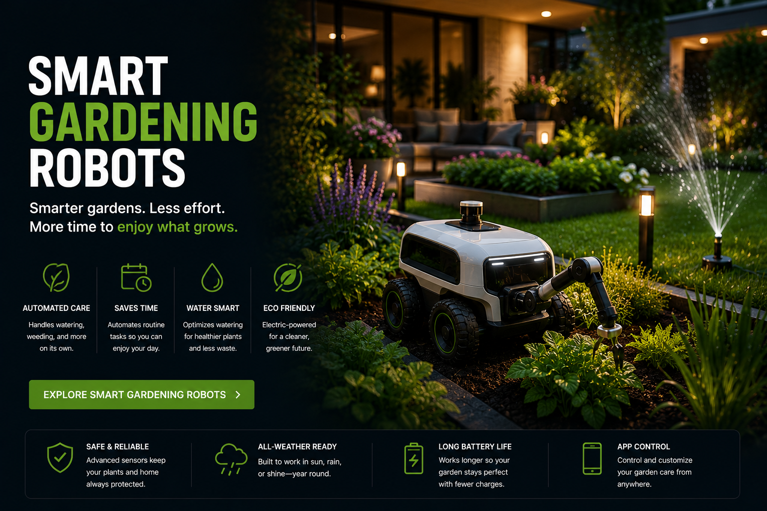 Smart gardening robots reviews and buying guide