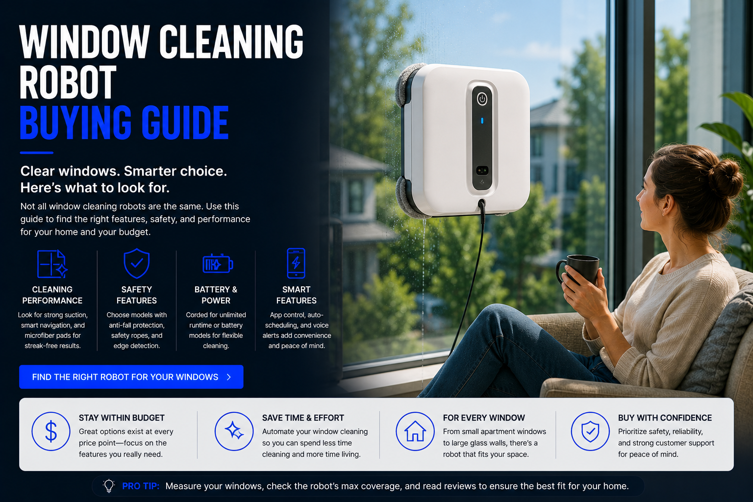 Window cleaning robot buying guide how to choose the right robot