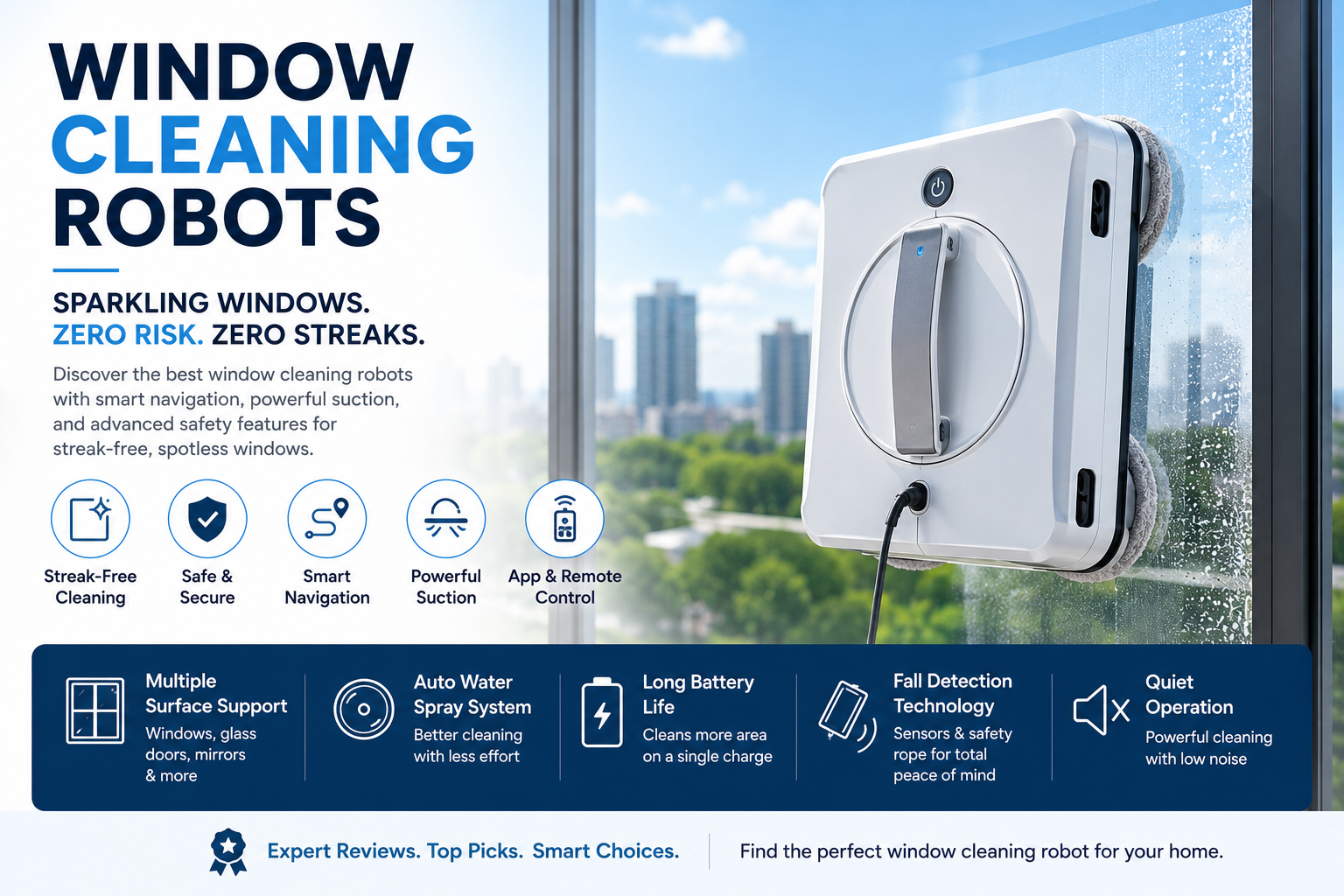 Window cleaning robots reviews and buying guide