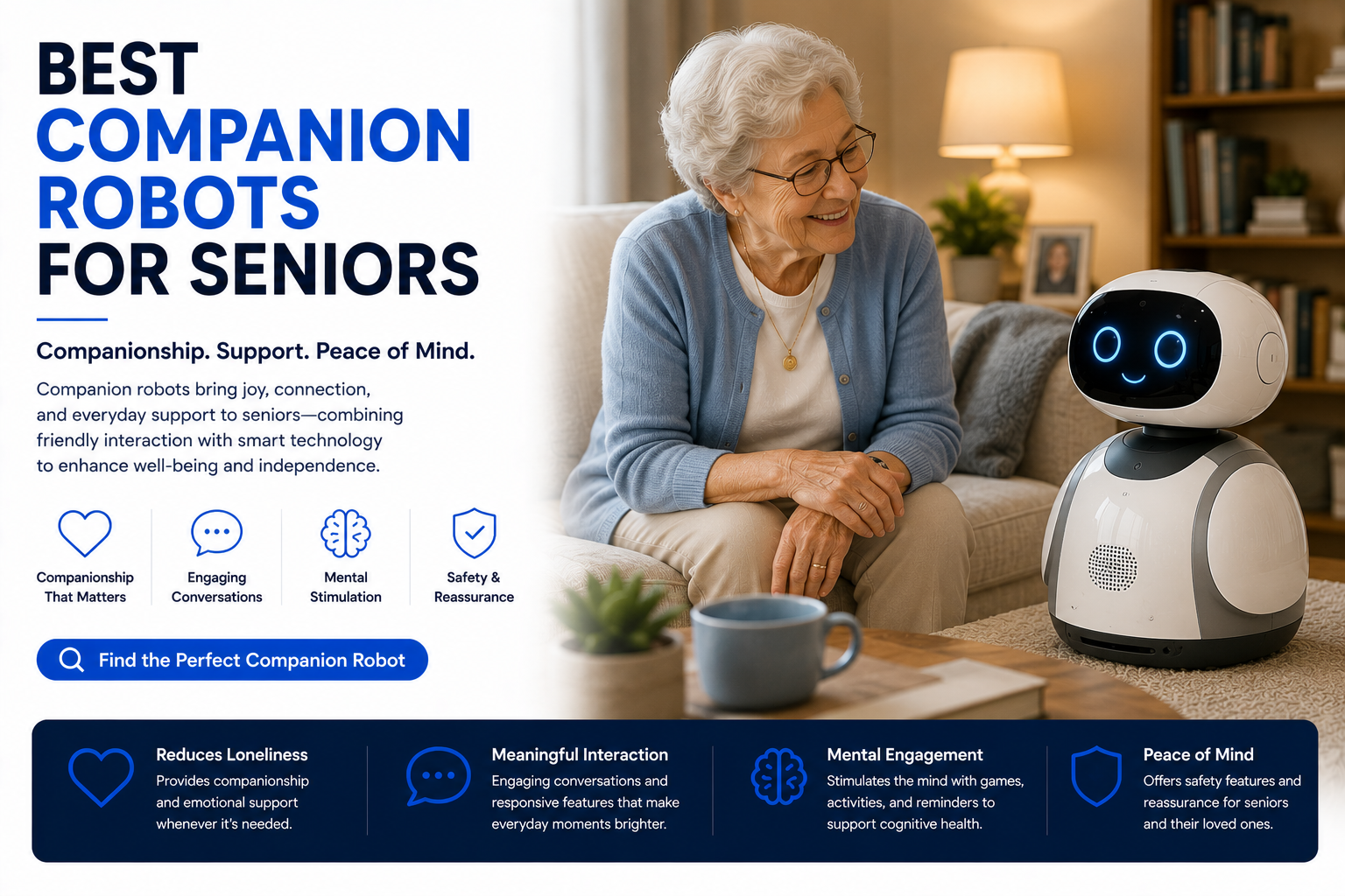 Best companion robots for seniors